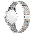 Hugo Boss Classic Grey Dial Two Tone Steel Strap Watch for Men - 1513688