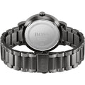 Hugo Boss Spirit Chronograph Grey Dial Grey Steel Strap Watch for Men - 1513695