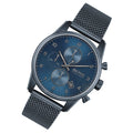 Hugo Boss Skymaster Chronograph Blue Dial Blue Mesh Bracelet Watch for Men - 1513836