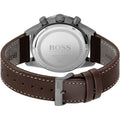 Hugo Boss Pilot Edition Blue Dial Brown Leather Strap Watch for Men - 1513852