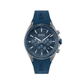Hugo Boss Distinct Blue Dial Blue Rubber Strap Watch for Men - 1513856