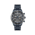 Hugo Boss Santiago Grey Dial Blue Steel Strap Watch for Men - 1513865