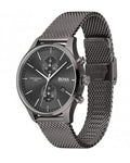 Hugo Boss Associate Grey Dial Grey Mesh Bracelet Watch for Men - 1513870