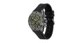 Hugo Boss Admiral Green Dial Black Silicon Rubber Strap Watch for Men - 1513967
