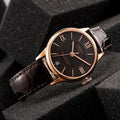 Tissot Chemin des Tourelles Powermatic 80 Brown Dial Brown Leather Strap Watch for Men - T099.407.36.448.00