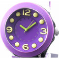 Marc Jacobs Pelly Purple Dial Purple Silicone Strap Watch for Women - MBM2515