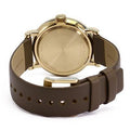 Marc Jacobs Baker Olive Green Dial Olive Green Leather Strap Watch for Women - MBM1328