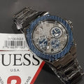 Guess Sport Analog Grey Dial Grey Steel Strap Watch for Men - W0377G5