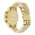 Michael Kors Ritz Chronograph Gold Dial Gold Steel Strap Watch for Women - MK5676