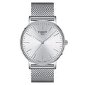 Tissot Everytime Gent Silver Dial Silver Mesh Bracelet Watch for Men - T143.410.11.011.00