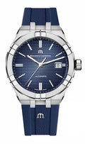 Maurice Lacroix Aikon Automatic Blue Dial Blue Rubber Strap Watch for Men - AI11808-SS000B-430-4