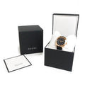 Gucci GG2570 Quartz Black Dial Black Leather Strap Watch For Men - YA142309