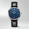 IWC Portofino '150 Years Edition' Automatic Blue Dial Black Leather Strap Watch for Men - IW356518