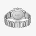Hugo Boss Dapper Chronograph Blue Dial Silver Steel Strap Watch For Men - 1513927