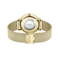 Hugo Boss Horizon Quartz Black Dial Gold Mesh Bracelet Watch For Men - HB1513735