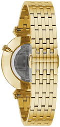 Versace V-Twist Black Dial Gold Mesh Bracelet Watch for Women - VELS00819
