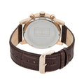 Tommy Hilfiger Kane Brown Dial Brown Leather Strap Watch for Men - 1710400