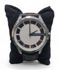 Armani Exchange Hampton Chronograph White Dial Brown Leather Strap Watch For Men - AX2187