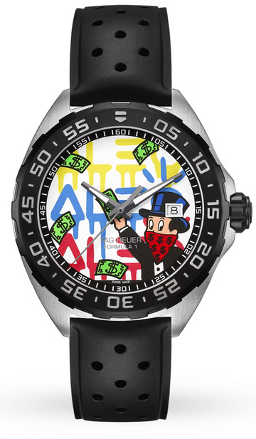 Tag Heuer Formula 1 Alec Monopoly White Dial Watch for Men - WAZ1119.FT8023