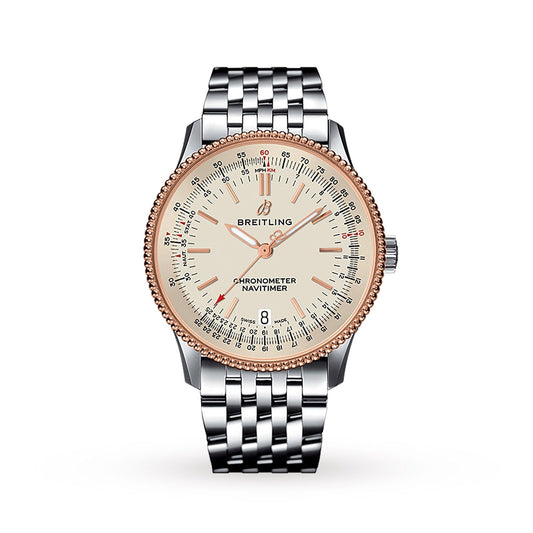 Breitling Navitimer Automatic 38mm Stainless Steel Mens Watch - A17325211G1A1
