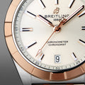 Breitling Chronomat 32 White Dial Two Tone Steel Strap Watch for Women - U77310101A1U1