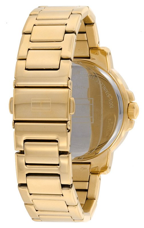 Tommy Hilfiger Bella Gold Dial Gold Steel Strap Watch for Women - 1781395