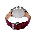 Tommy Hilfiger Claudia White Dial Red Leather Strap Watch for Women - 1781816