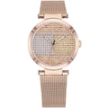 Tommy Hilfiger Lynn Crystals Rose Gold Dial Rose Gold Mesh Strap Watch For Women - 1781868