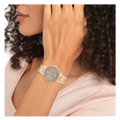 Tommy Hilfiger Joy Chronograph Gold Dial Gold Steel Strap Watch For Women - 1782533