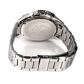 Tommy Hilfiger Luke Chronograph Black Dial Silver Steel Strap Watch for Men - 1791104