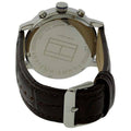 Tommy Hilfiger Aiden Quartz Black Dial Brown Leather Strap Watch for Men - 1791309