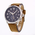 Tommy Hilfiger Briggs Chronograph Blue Dial Brown Leather Strap Watch for Men - 1791424