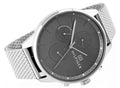 Tommy Hilfiger Chase Quartz Grey Dial Silver Mesh Bracelet Watch For Men - 1791484