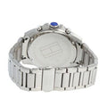 Tommy Hilfiger Iconic Quartz Black Dial Silver Steel Strap Watch for Men - 1791564