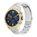 Tommy Hilfiger Blaze Chronograph Blue Dial Silver Steel Strap Watch for Men - 1792031