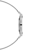 Daniel Wellington Petite Sterling White Dial Silver Mesh Bracelet Watch For Women - DW00100164