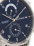 Tommy Hilfiger Kane Blue Dial Silver Steel Strap Watch for Men - 1710401