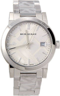 Burberry The City White Dial Silver Steel Strap Watch for Women - BU9144