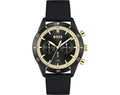 Hugo Boss Santiago Black Dial Black Nylon Strap Watch for Men - 1513935
