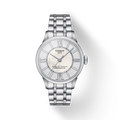 Tissot Chemin Des Tourelles Powermatic 80 Helvetic Silver Dial Silver Steel Strap Watch For Women - T099.207.11.116.00