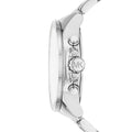 Michael Kors Wren Chronograph Silver Dial Silver Steel Strap Watch for Women - MK7429
