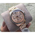 Michael Kors Brinkley Rose Gold Dial Rose Gold Steel Strap Watch for Women - MK6204