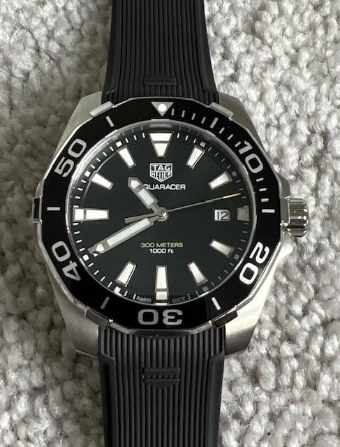Tag Heuer Aquaracer Black Dial Watch for Men - WAY111A.FT6151