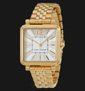 Marc Jacobs Vic Silver Dial Gold Steel Strap Watch for Women - MJ3462