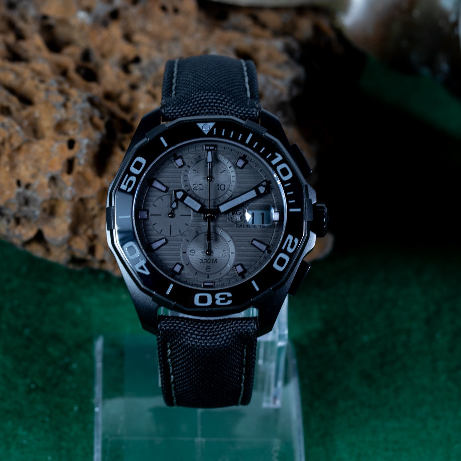 Tag Heuer Aquaracer Titanium Grey Dial Watch for Men - CAY218B.FC6370