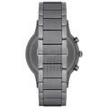 Emporio Armani Renato Chronograph Quartz Blue Dial Grey Steel Strap Watch For Men - AR2505