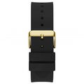 Guess Zeus Chronograph Diamonds Black Dial Black Silicone Strap Watch For Men - GW0208G2