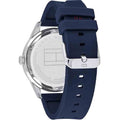 Tommy Hilfiger Austin Quartz Blue Dial Blue Rubber Strap Watch for Men - 1791635