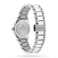 Gucci G Timeless Quartz Diamonds Black Dial Silver Steel Strap Watch For Women - YA1265024