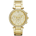 Michael Kors Parker Gold Dial Gold Steel Strap Watch for Women - MK5856
